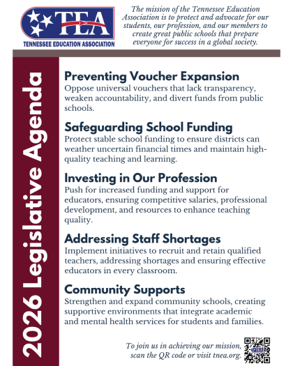 TEA 2026 Legislative Agenda