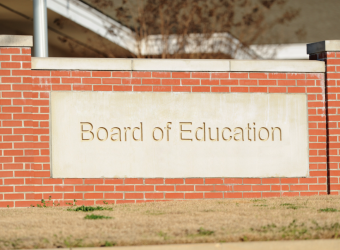 Board of Education sign 